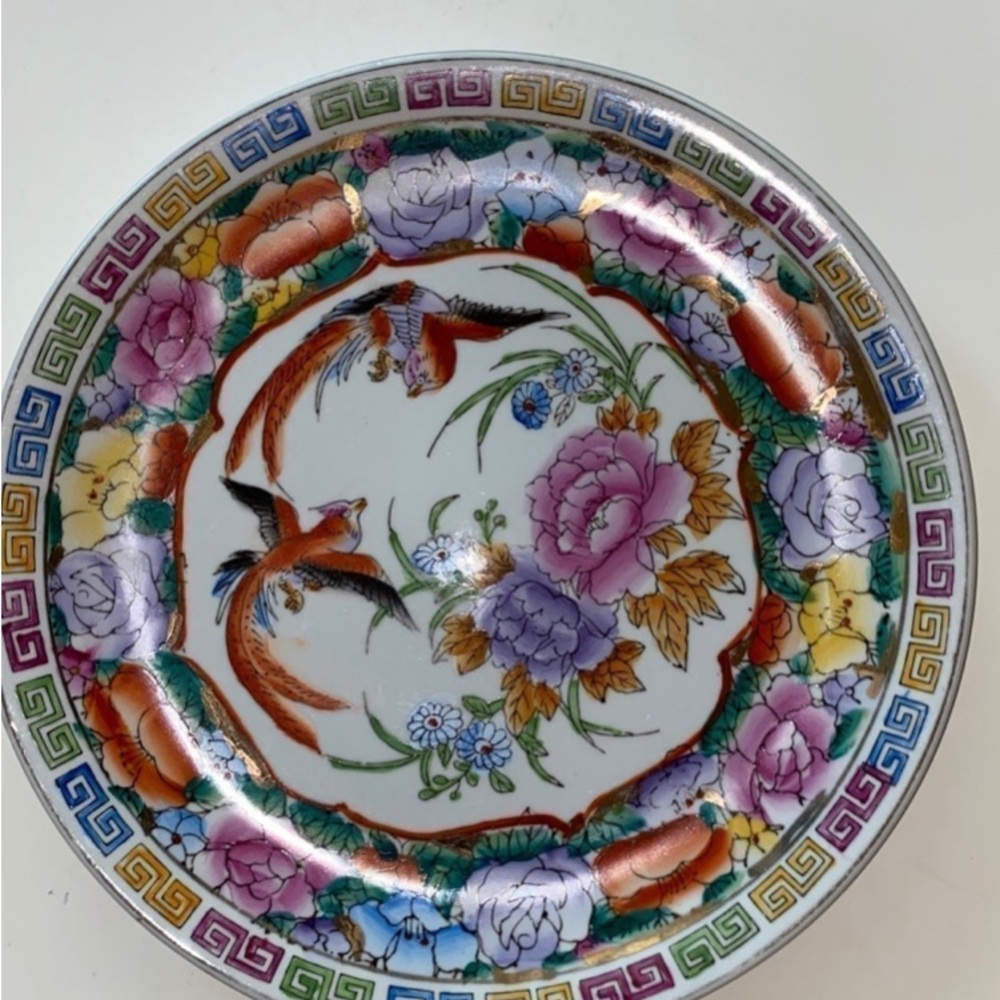 Vintage Chinese decorative plate - Picture 2 of 5